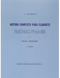 METODO COMPLETO PARA CLARINETE 3ºº PARTE JULIAN MENENDEZ